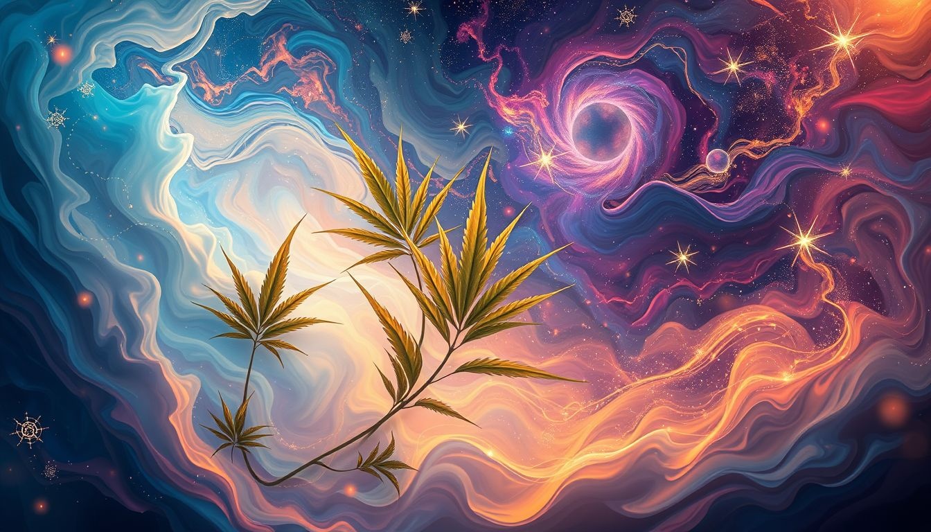 Rêver de chanvre coloré révèle émotions intenses et créativité florissante.