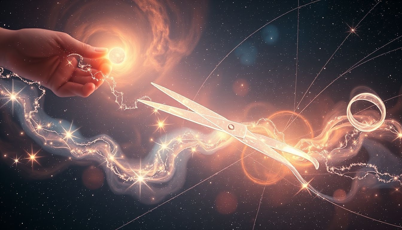 Rêver de ciseaux symbolise souvent la nécessité de trancher un lien.