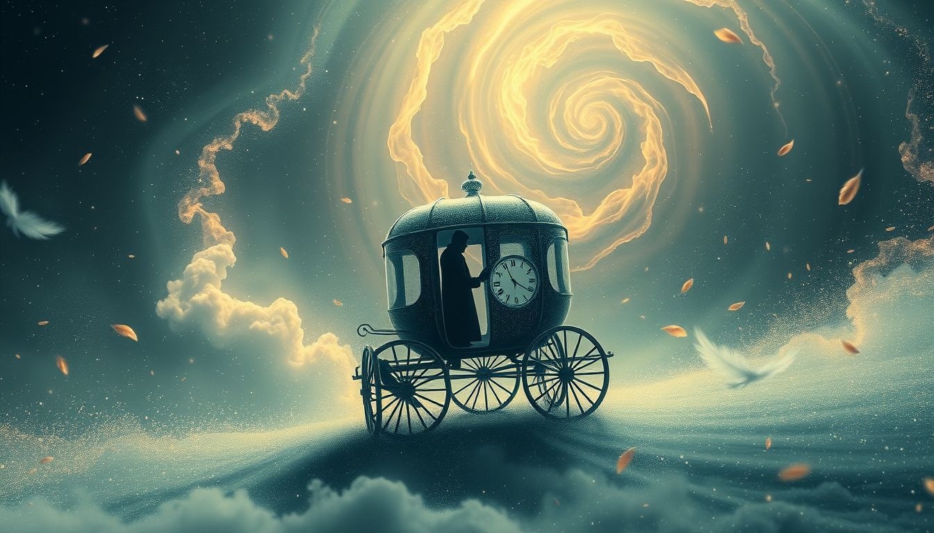 Rêver de corbillard symbolise souvent l'acceptation du changement personnel.