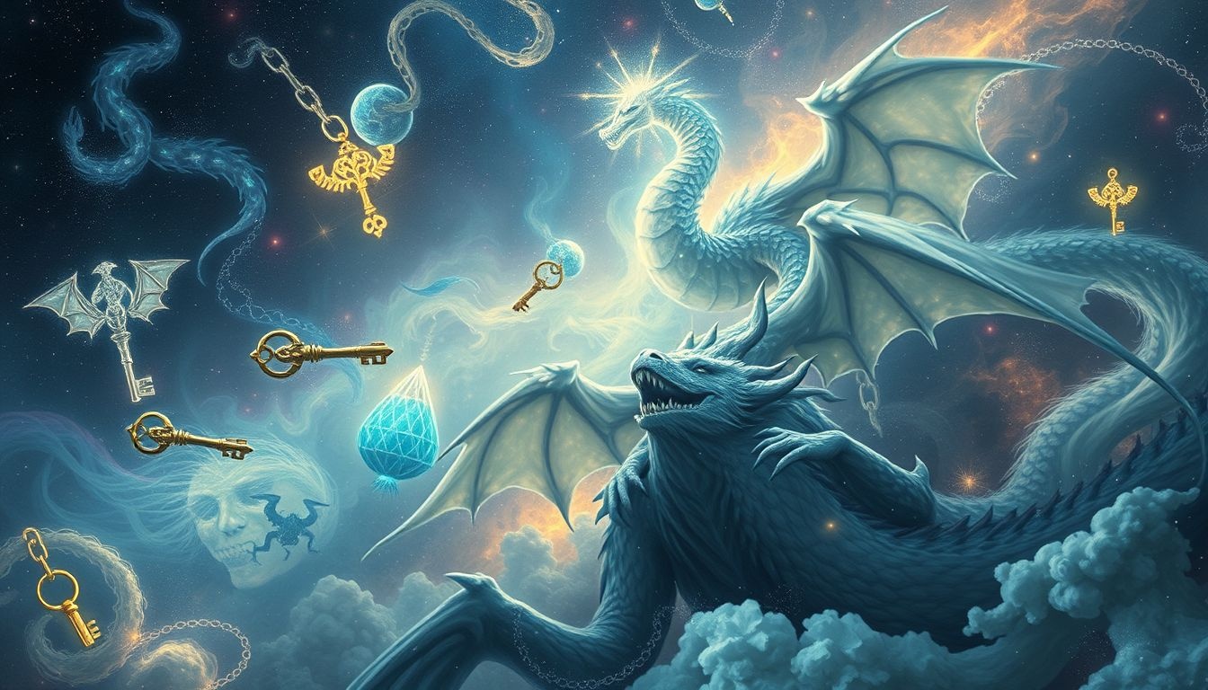 Rêver de dragons révèle souvent nos combats intérieurs et courage.