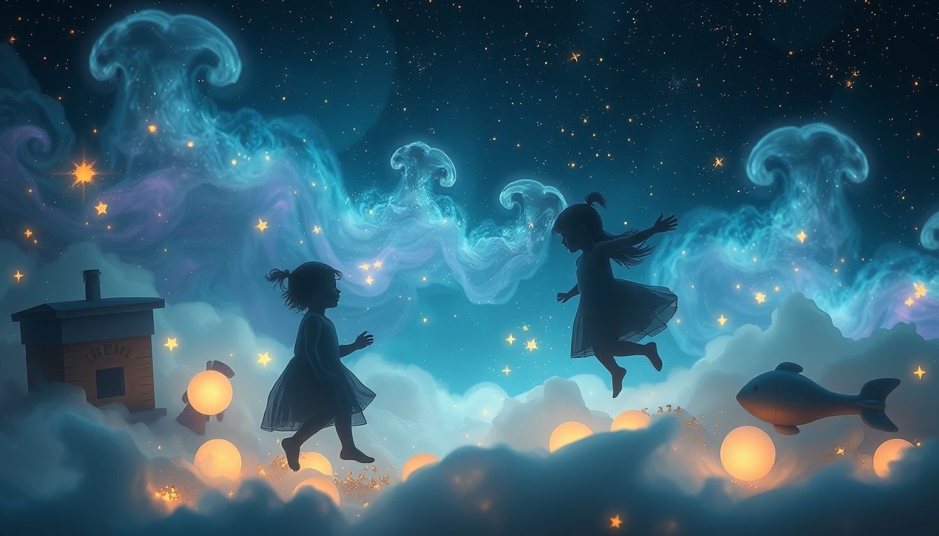 Rêver de jeux d'enfance évoque souvent nostalgie et innocence perdues.