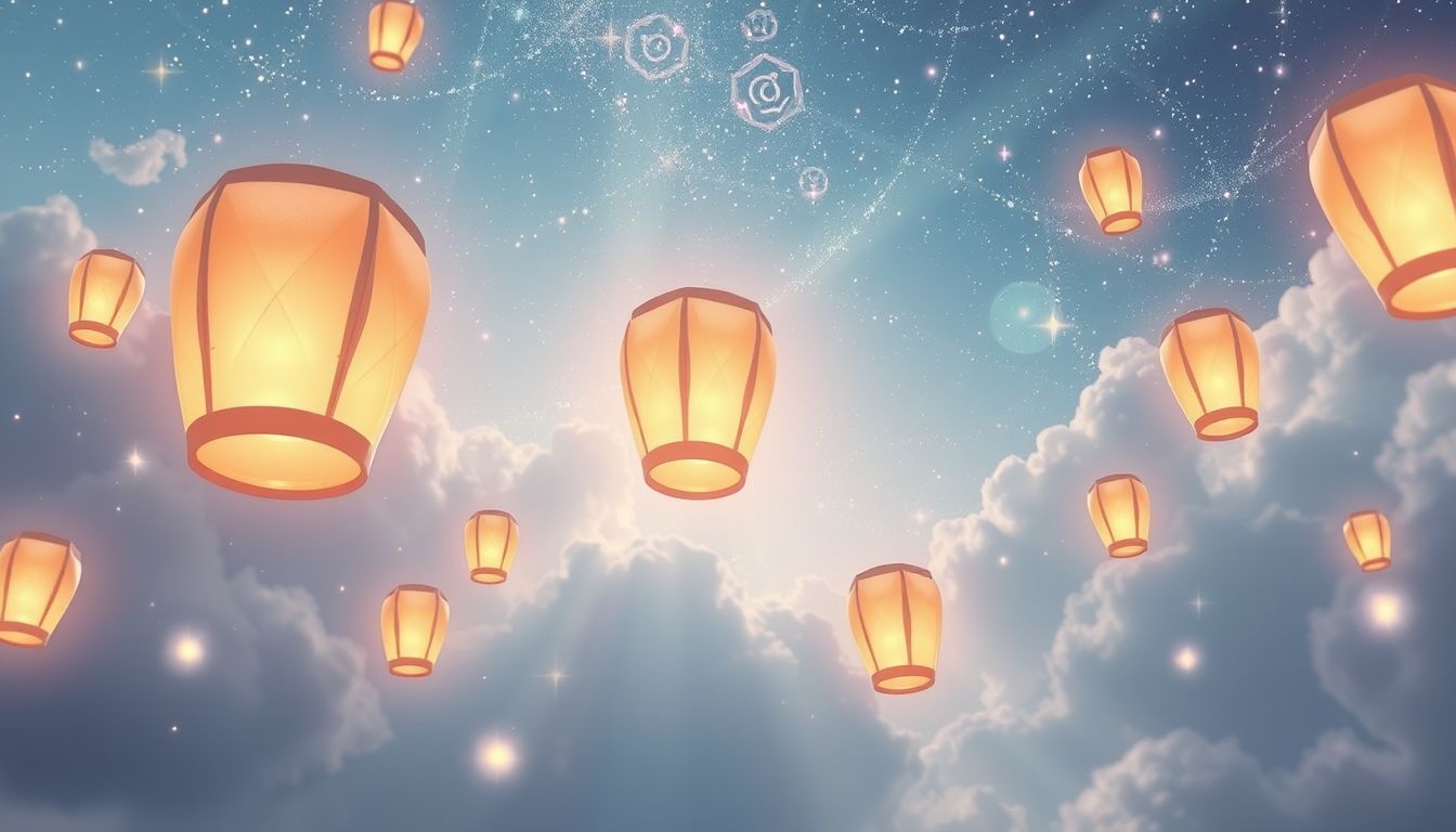 Rêver de lampions diurnes symbolise la clarté intérieure éveillée.