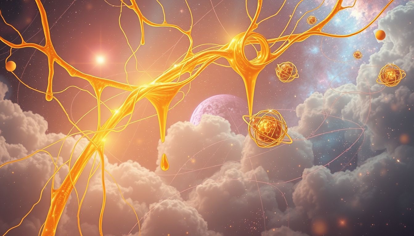 Rêver de miel collant symbolise souvent des défis persistants à surmonter.