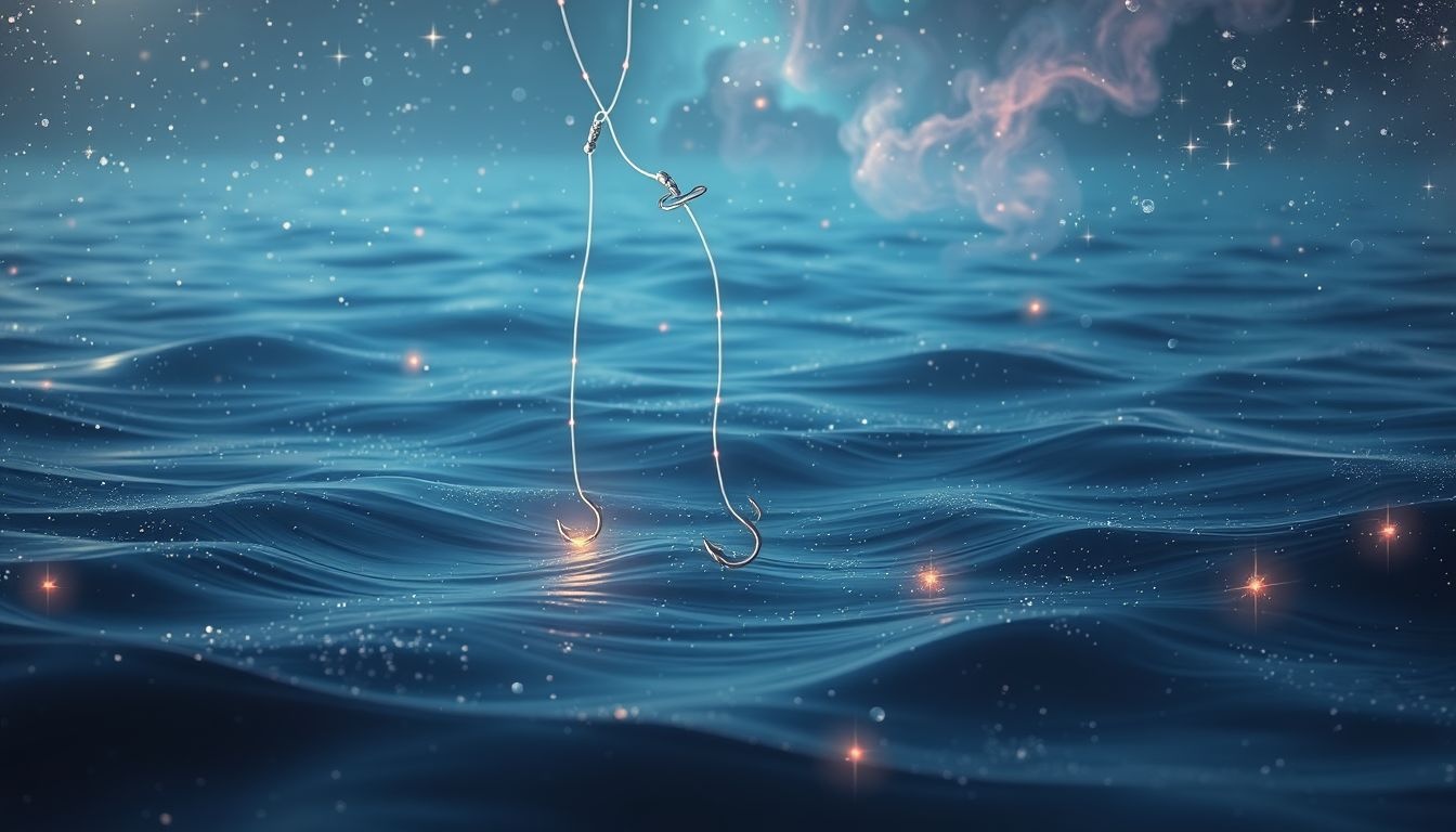 Rêver de ne pas attraper de poisson symbolise souvent frustration profonde.