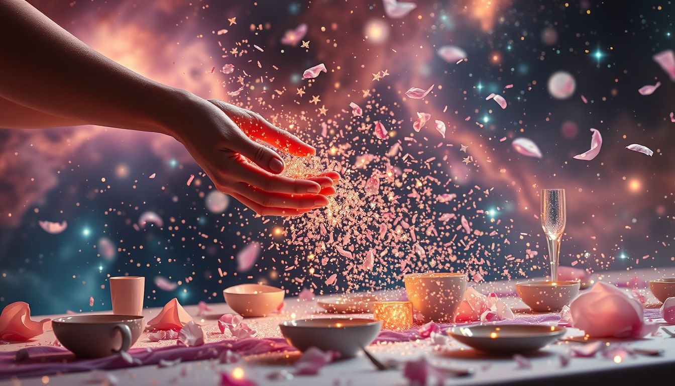 Rêver de nettoyer après un festin symbolise purification intérieure essentielle.