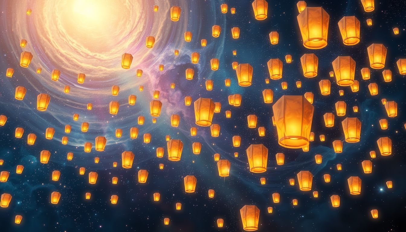 Rêver de lampions symbolise joie collective et prospérité partagée.