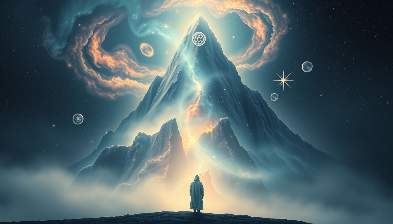 Rêver d’une montagne parle souvent de guidance intérieure et intuition.