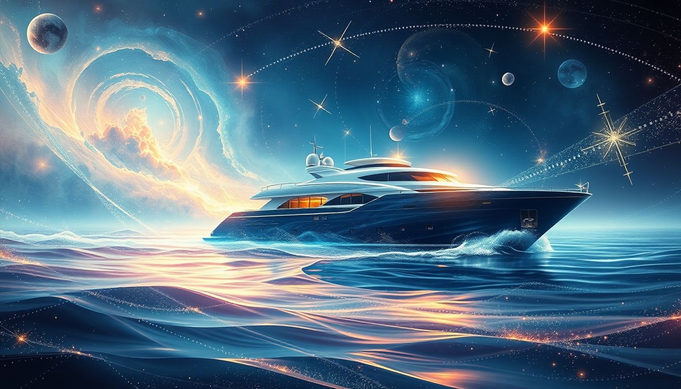 Rêver de peindre un yacht symbolise un renouveau personnel vibrant.