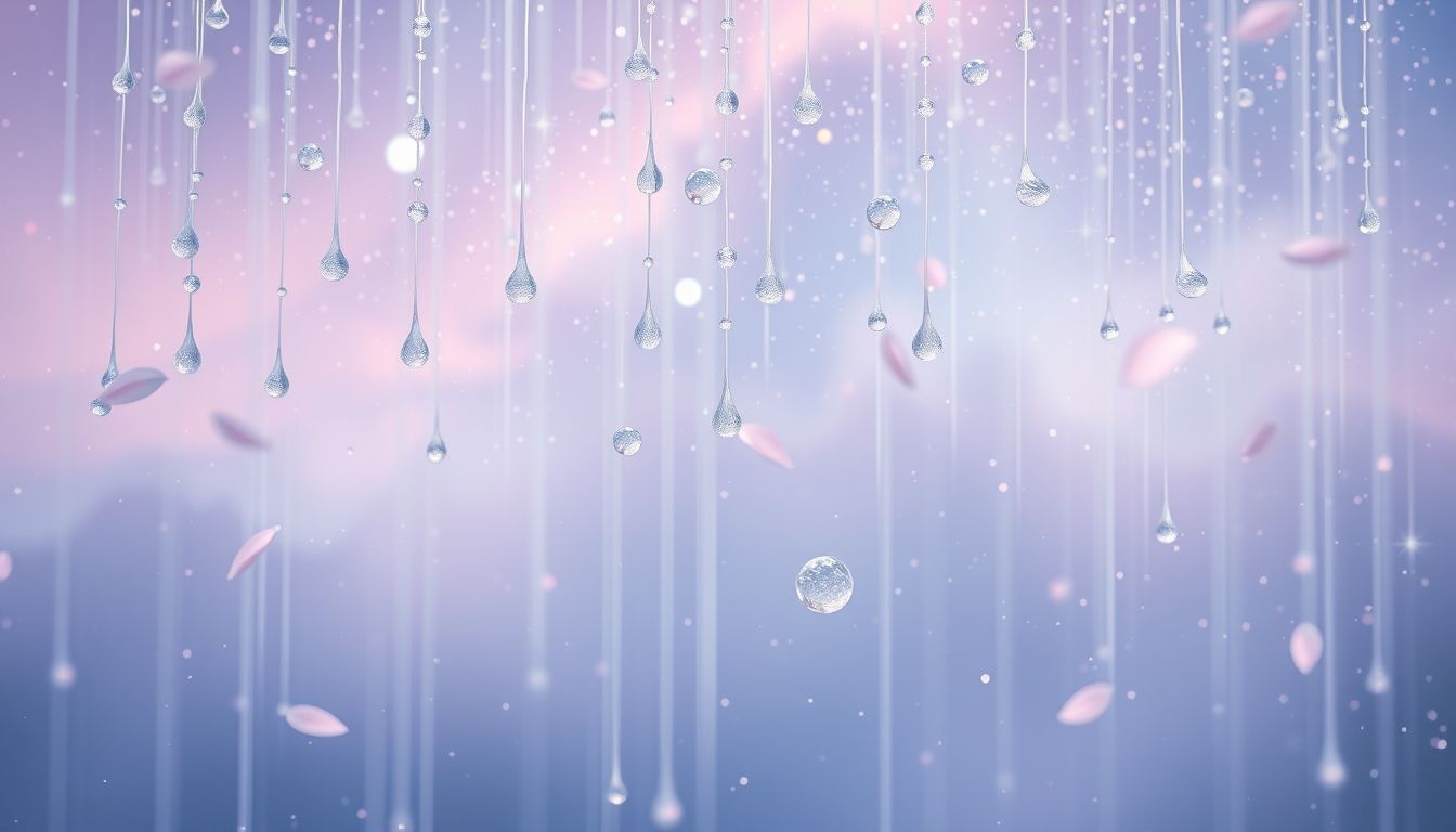 Rêver de pluie douce symbolise souvent purification et nouveau départ.