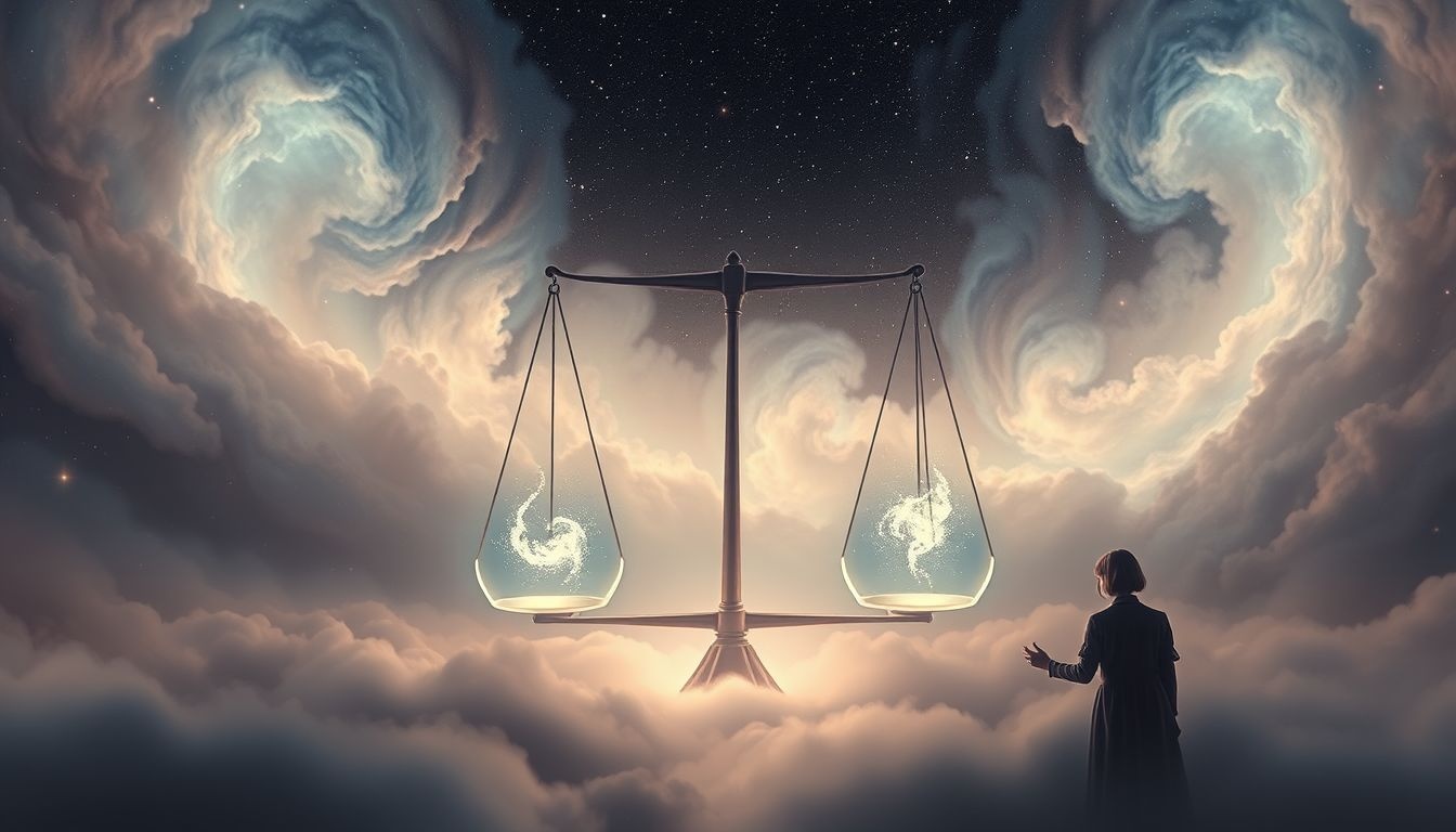 Rêver d'observer une balance révèle jugement et introspection sociale.