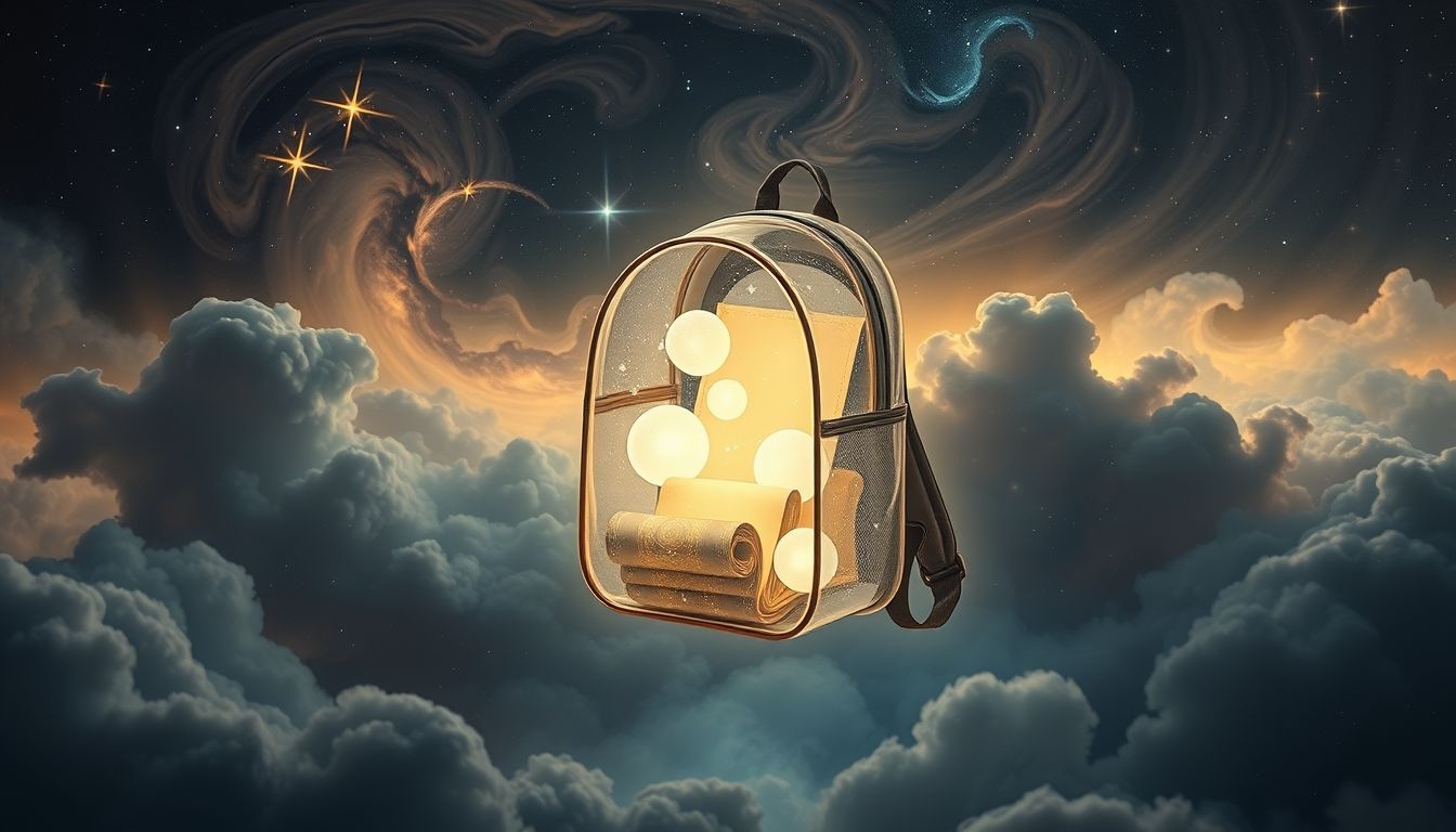 Rêver de remplir un sac à dos symbolise la quête de savoir.