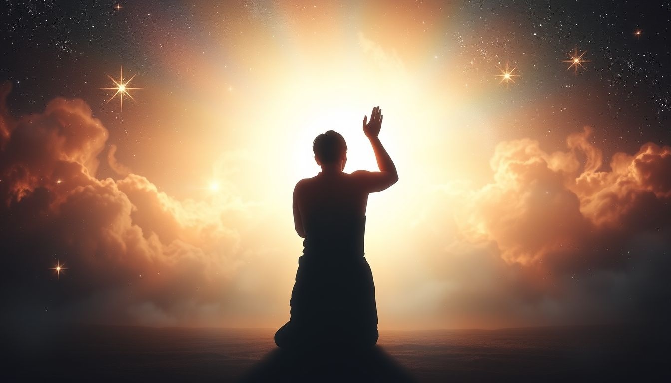 Rêver de s'agenouiller symbolise souvent soumission ou respect profond.