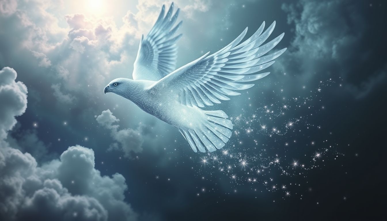 Rêver de se transformer en faucon symbolise la liberté et puissance intérieure.