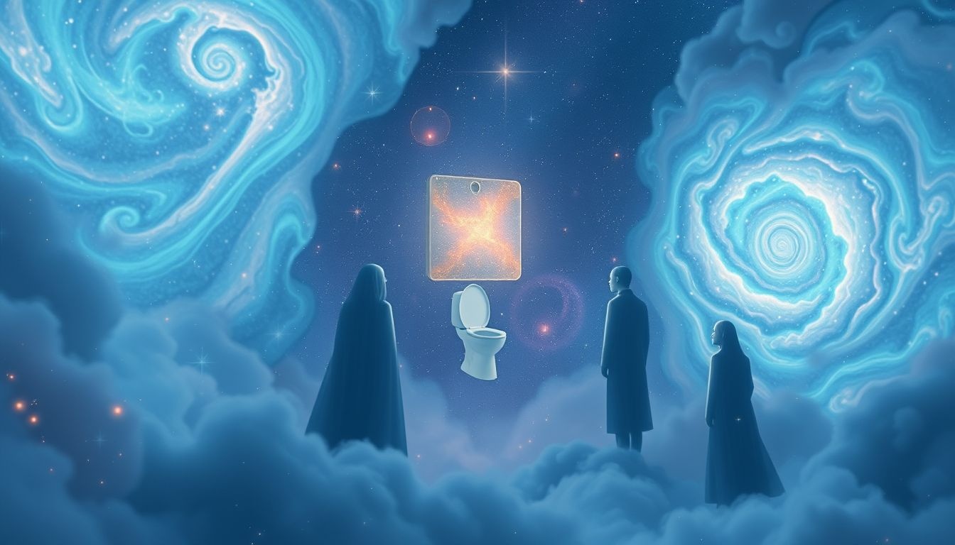 Rêver de toilettes publiques symbolise souvent un jugement social imminent.