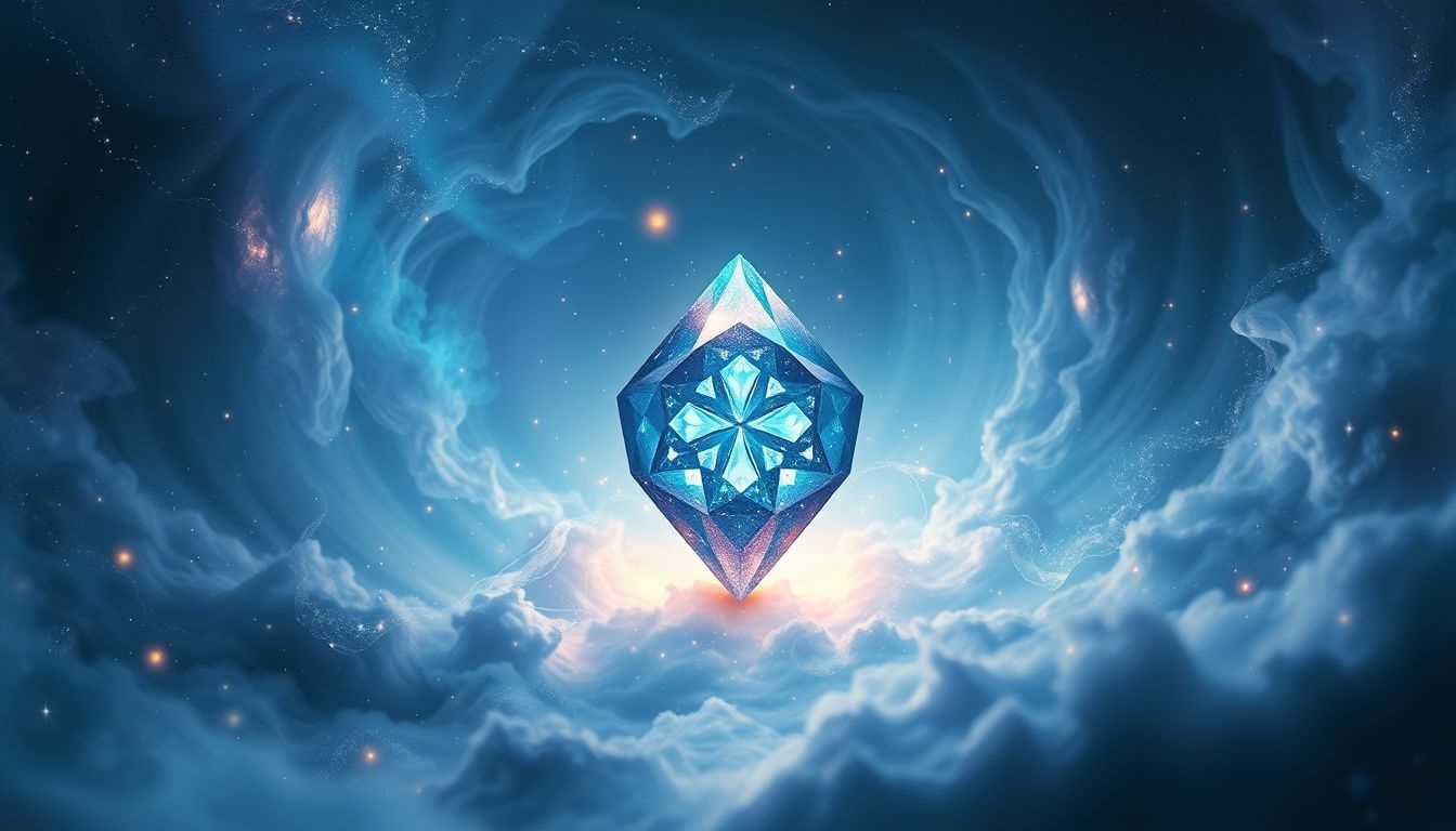 Rêver d'une gemme symbolise souvent une découverte de soi précieuse.