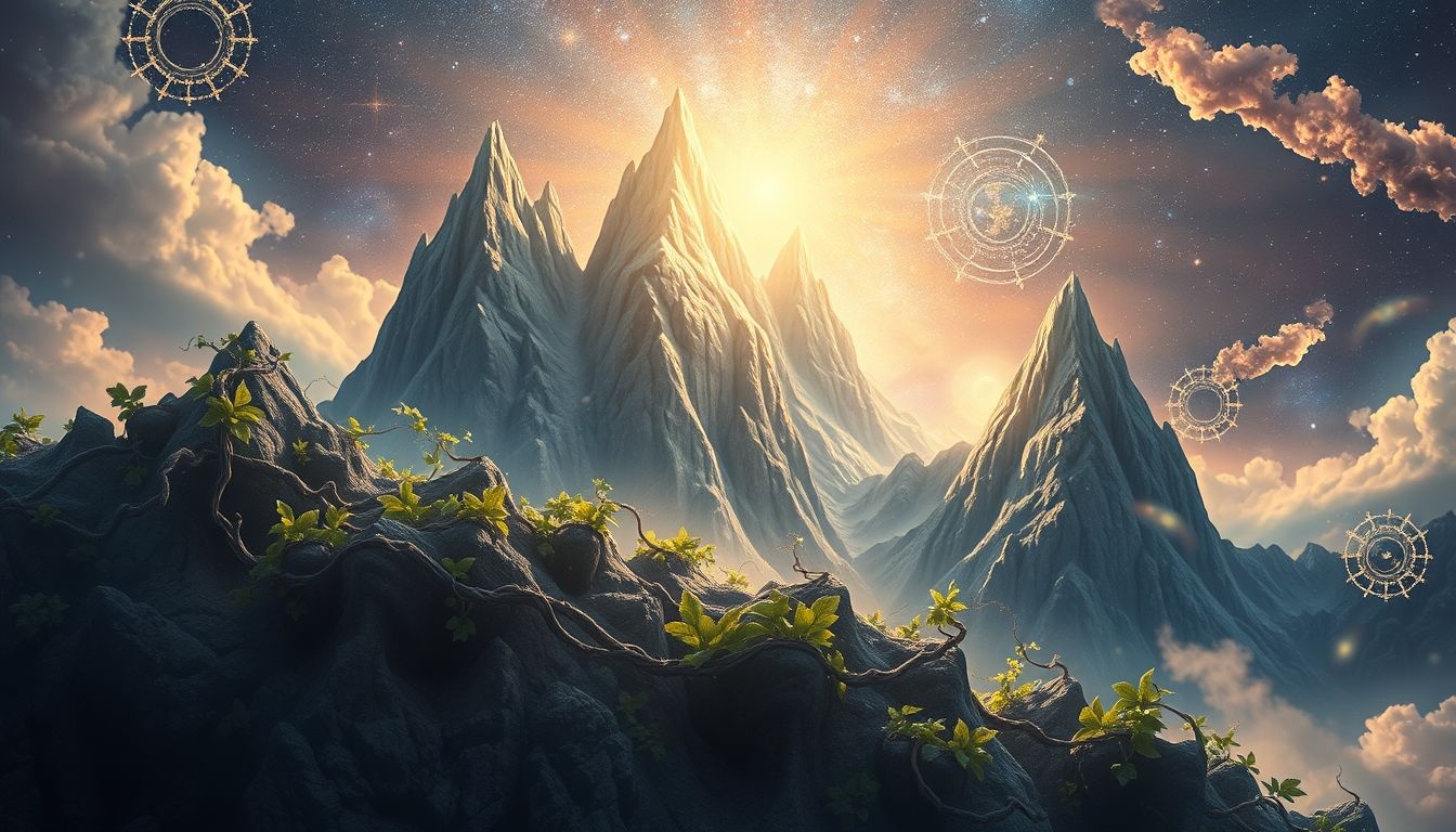 Rêver de vignes en montagne symbolise défi, persévérance et succès.