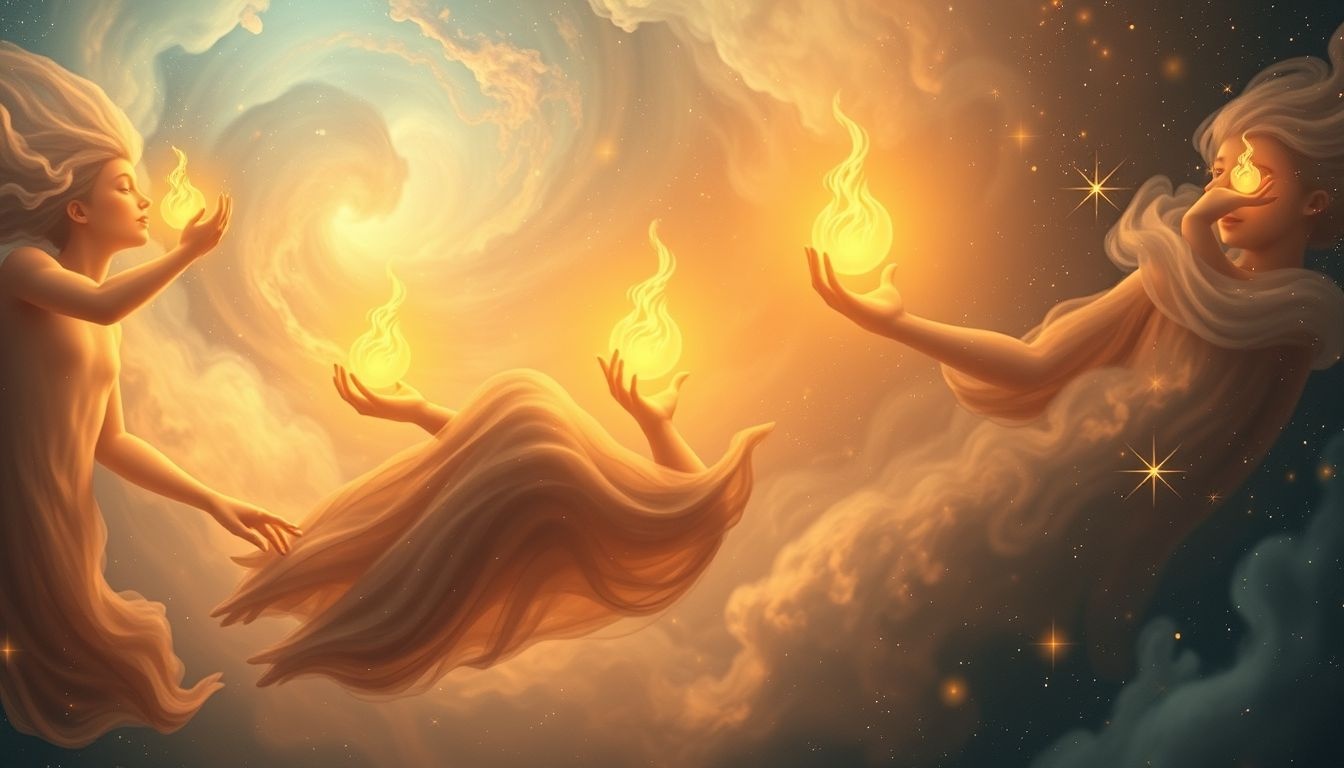 Rêver d’autres portant des flambeaux symbolise soutien et guidance collective.