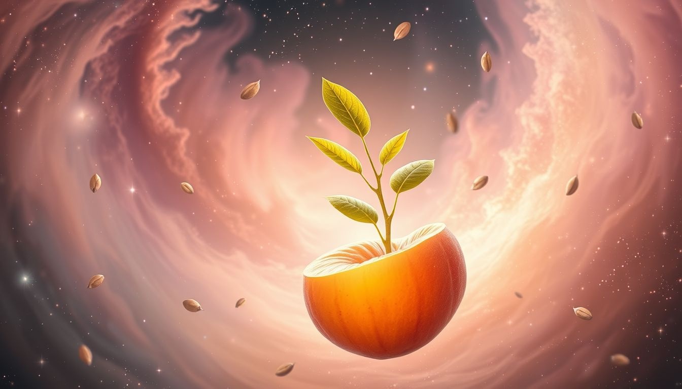 Rêver d’un noyau de pêche symbolise un potentiel de succès imminent.