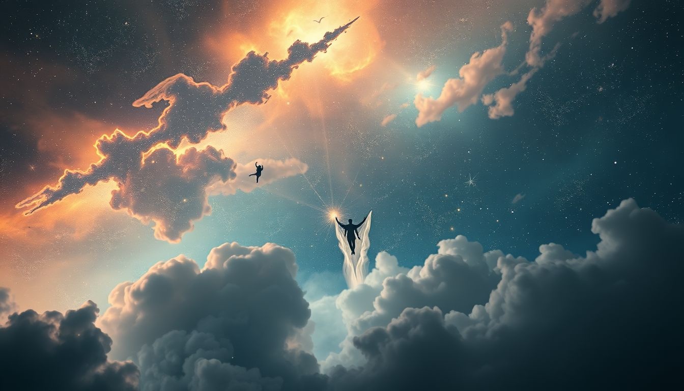 Les rêves de chute reflètent souvent l'anxiété et l'insomnie nocturne.