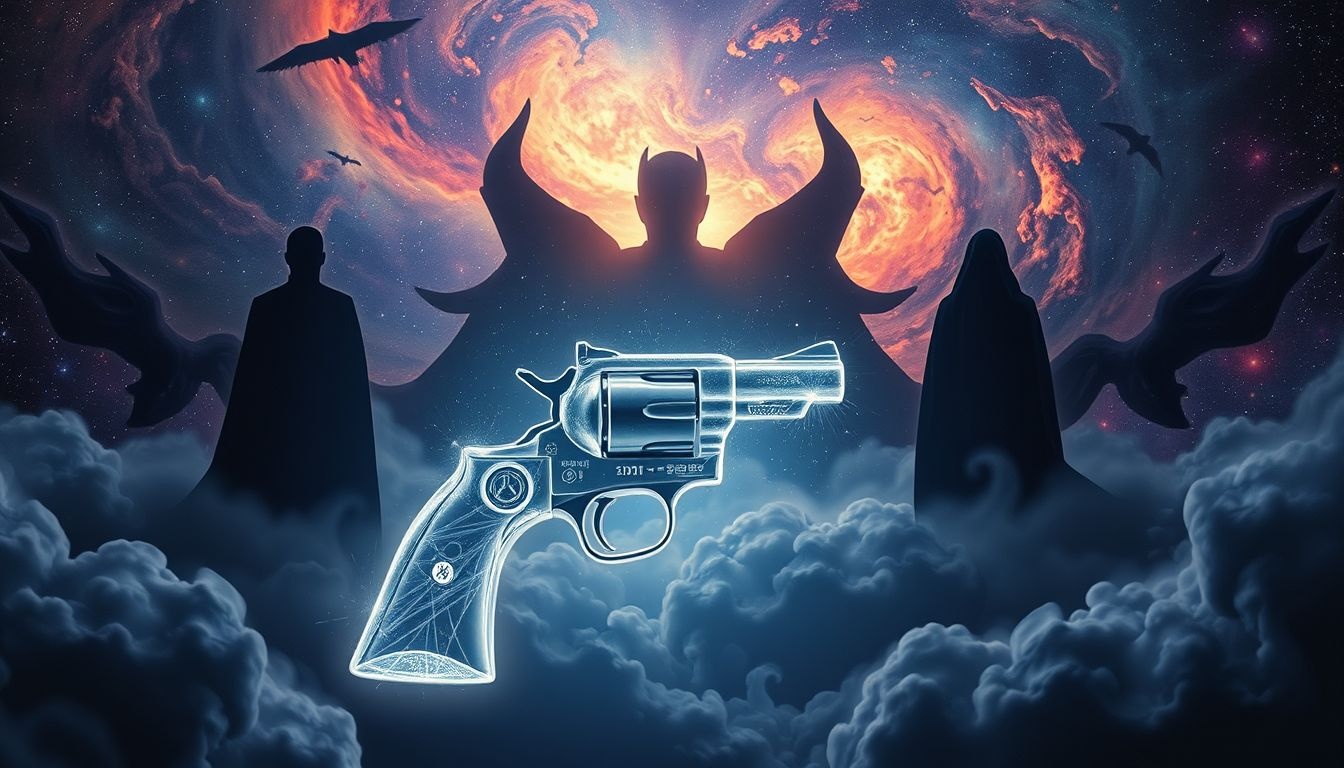 Rêver d’un revolver face à l’autorité révèle un conflit intérieur.