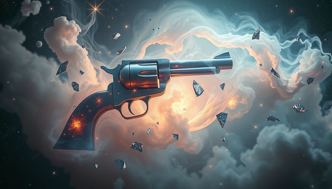 Rêver d'un revolver prévient souvent de conflits imminents et intenses.