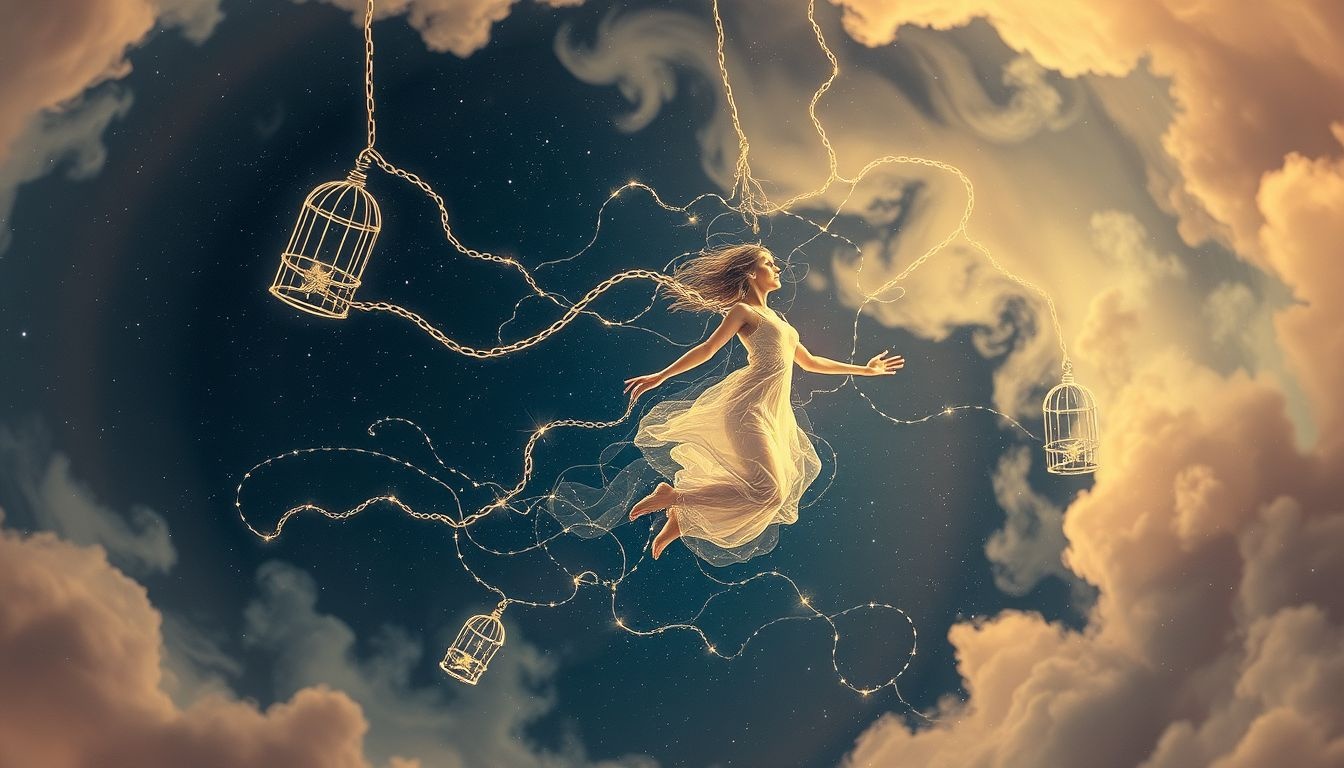 Se sentir piégé dans un rêve reflète souvent une perte de liberté.