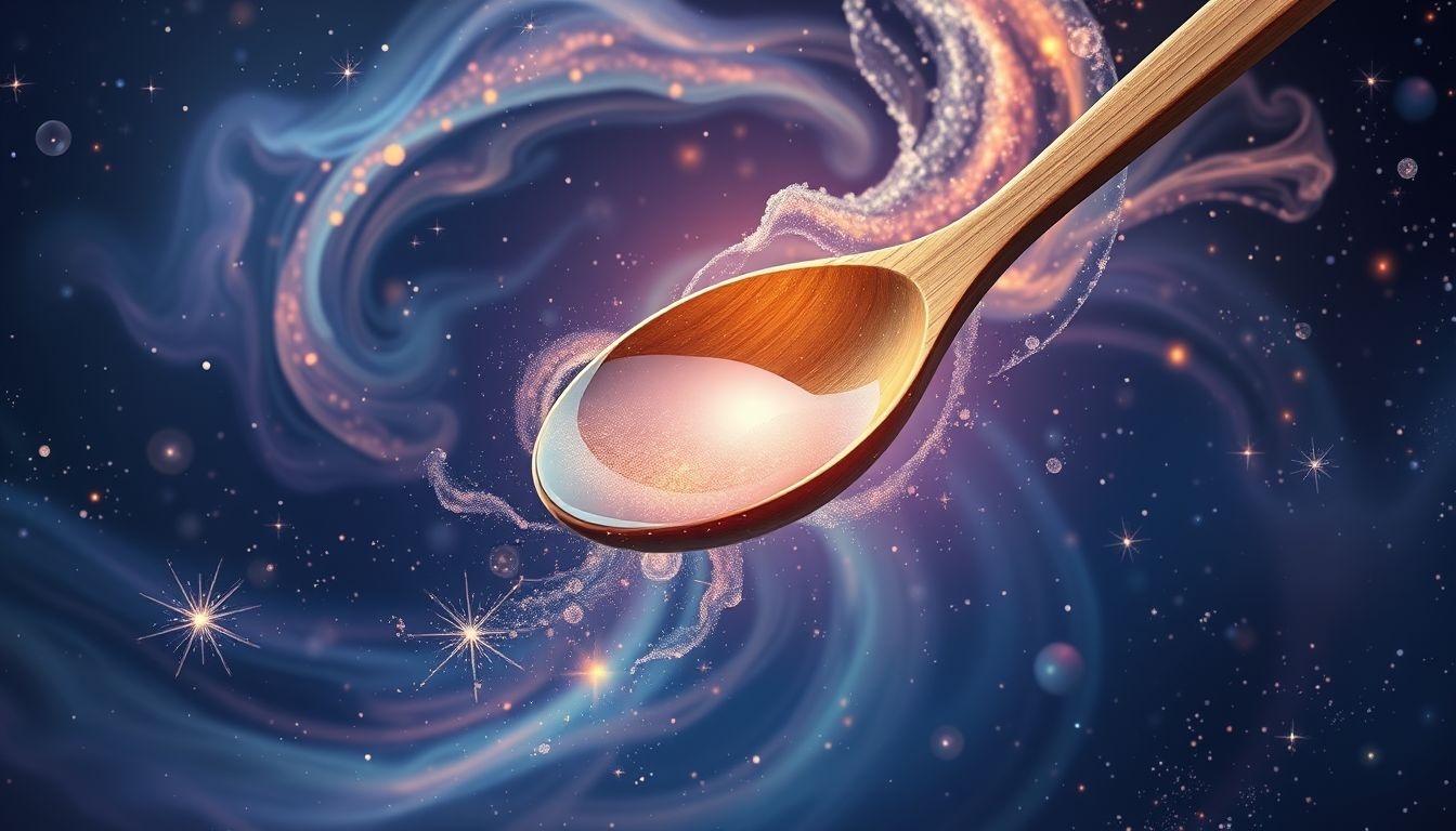 Brasser avec une cuillère en bois symbolise la patience intérieure.