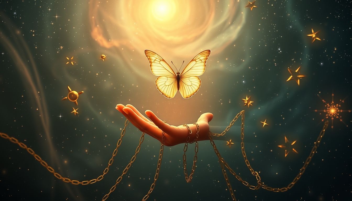 Le chiffre 22 symbolise la libération des liens matériels limitants.