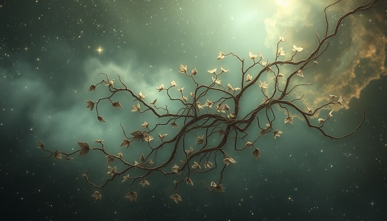 Les vignes mortes symbolisent souvent perte et stagnation personnelle.