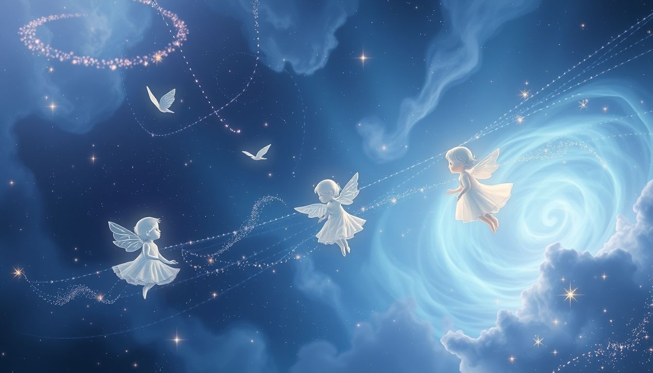 Rêver d'un petit-enfant symbolise souvent renouveau et innocence retrouvée.