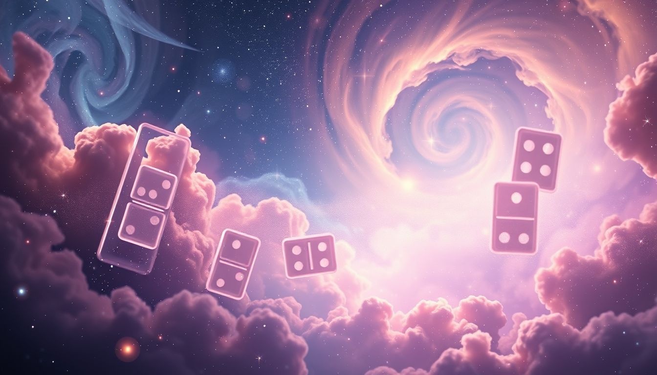 Chaque domino révèle comment nos choix influencent notre destinée.