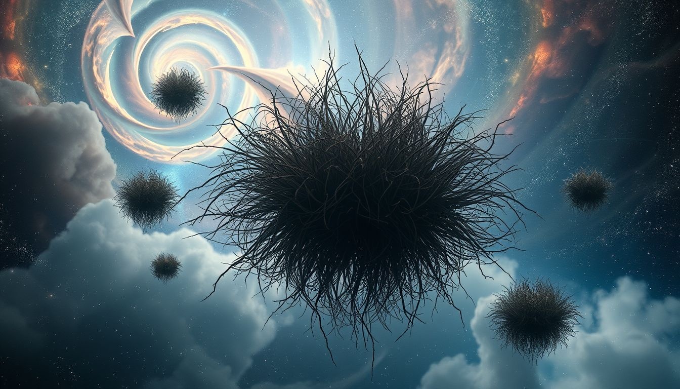 Les haies sèches symbolisent la fin, la perte et l'immobilité.