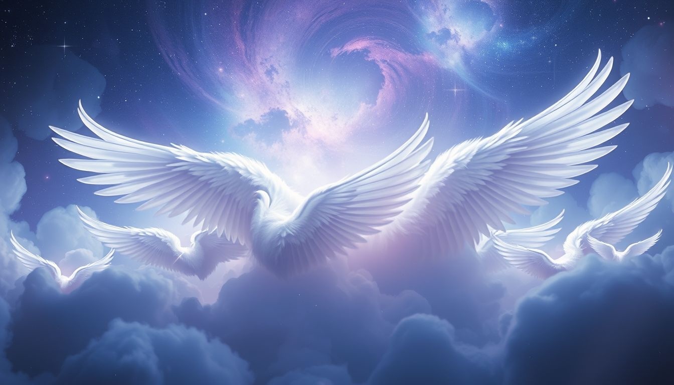 La taille des ailes symbolise la liberté et le pouvoir intérieur.