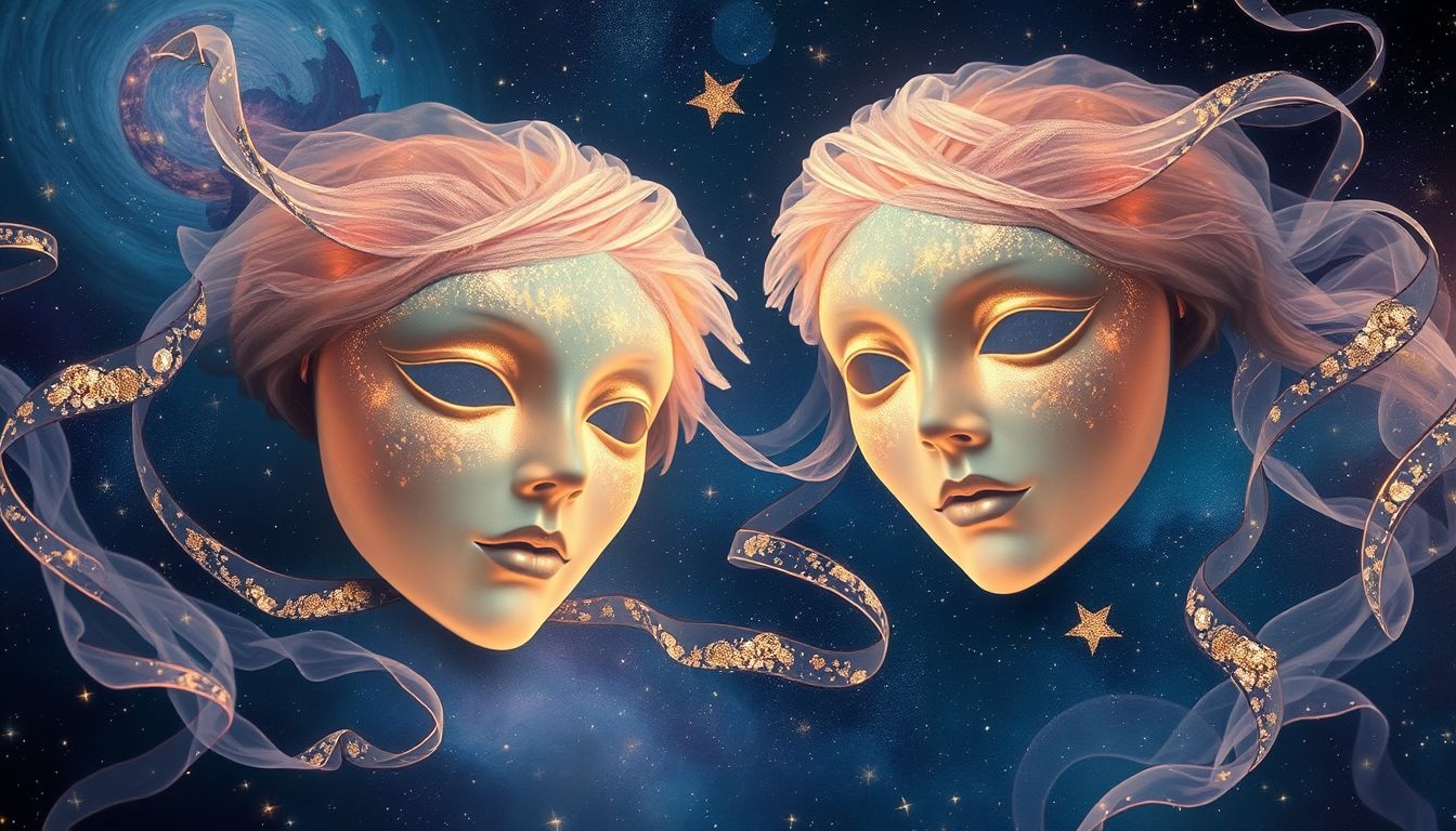 Les masques de Mardi Gras symbolisent secrets et vérités cachées.