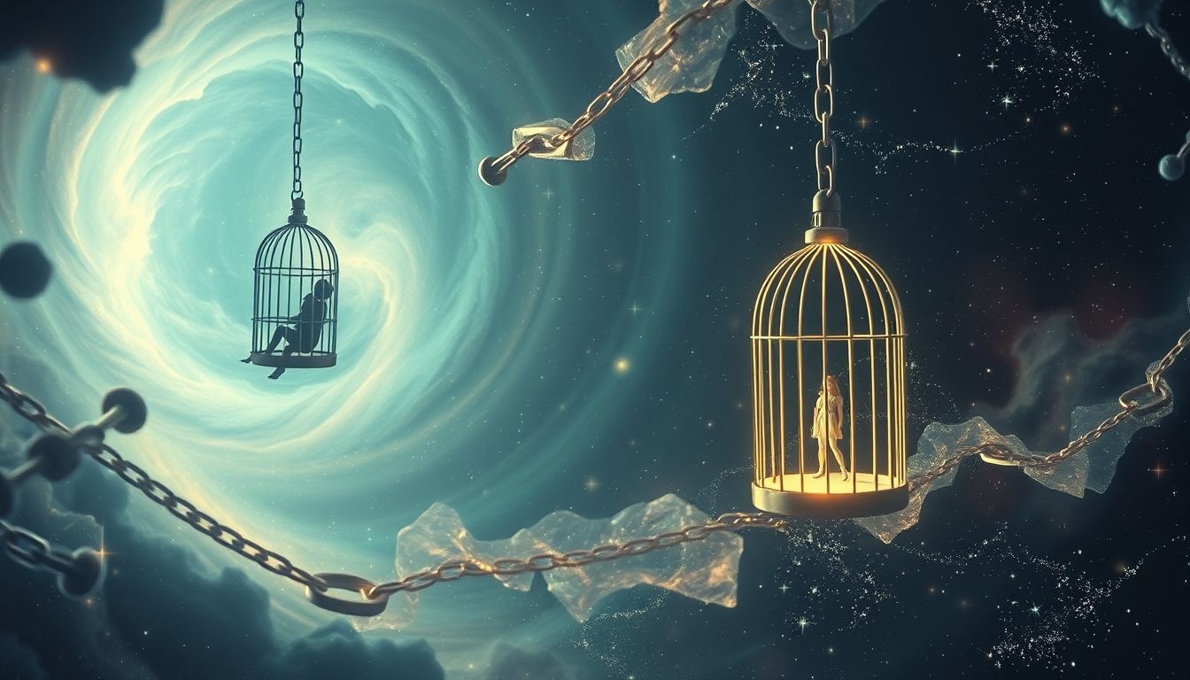 Rêver d'emprisonnement révèle souvent un sentiment d'enfermement intérieur.