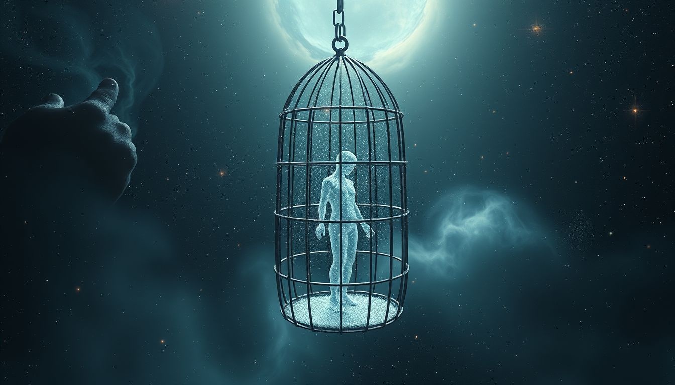 Rêver d'enfermement symbolise souvent un blocage émotionnel profond.