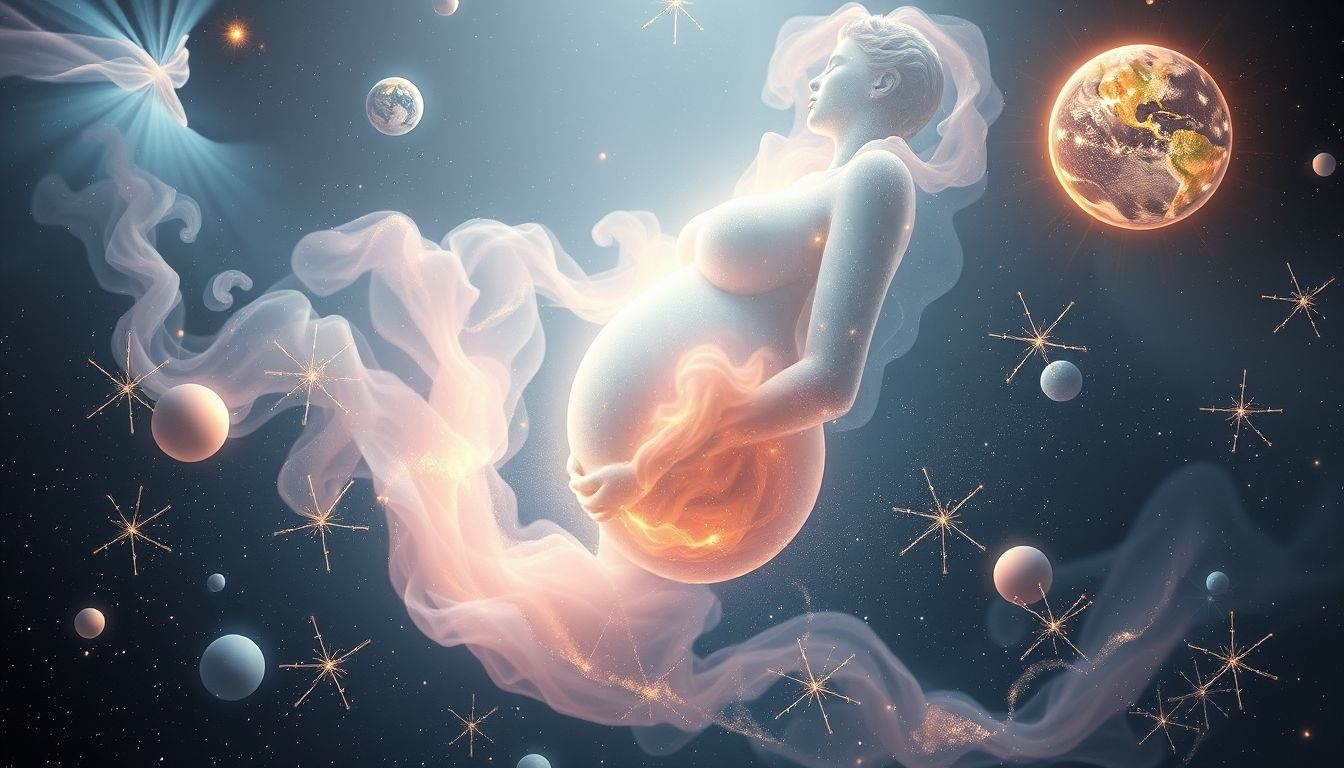 Rêver d'embonpoint en grossesse symbolise fécondité et abondance future.