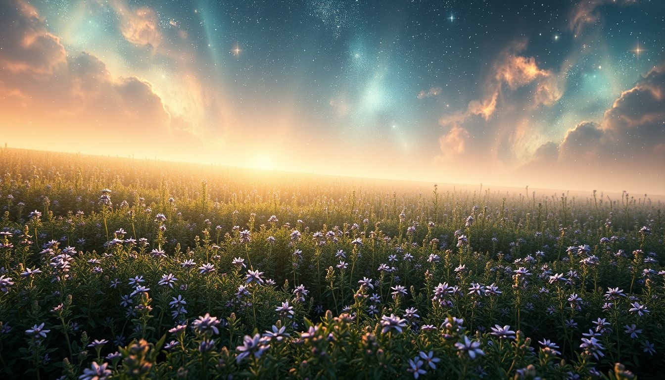 Rêver d’un champ de thym symbolise richesse naturelle et épanouissement.