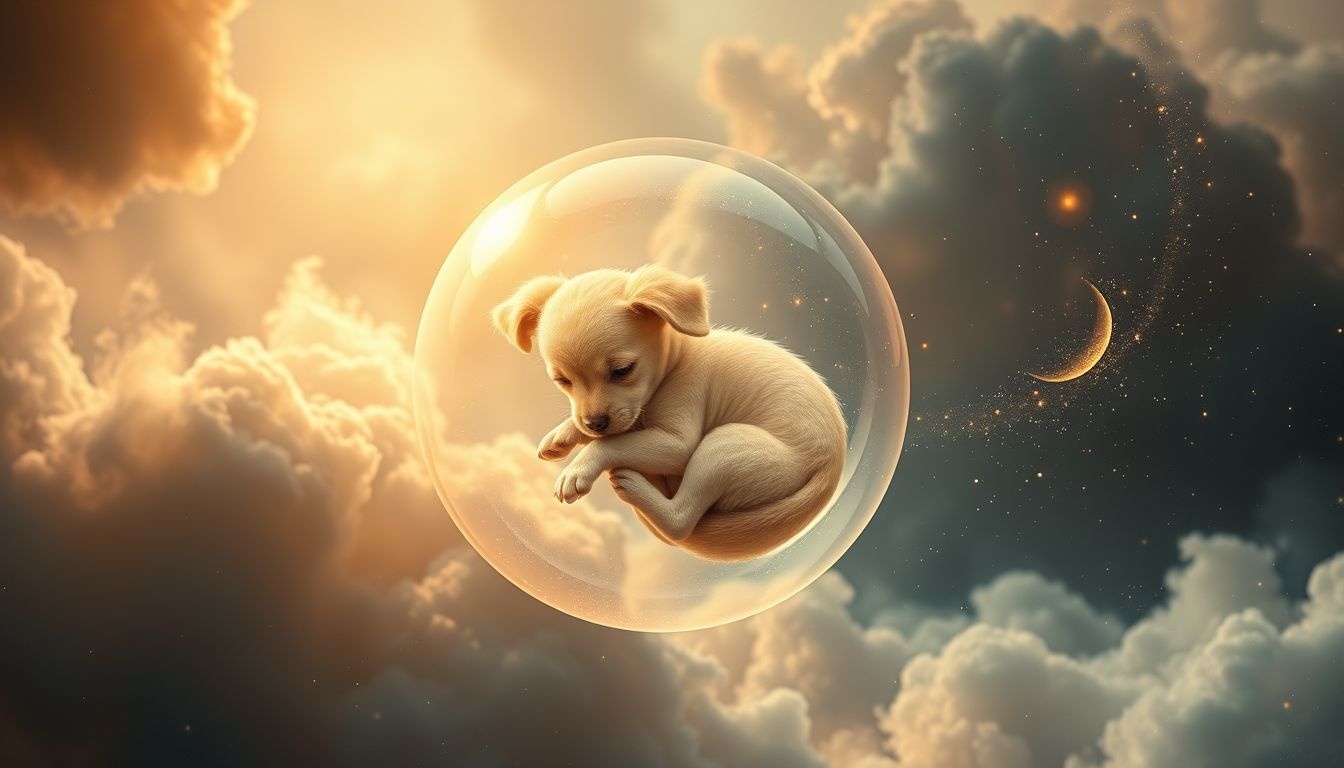 Rêver d’un petit chien révèle souvent un besoin de sécurité intérieure.