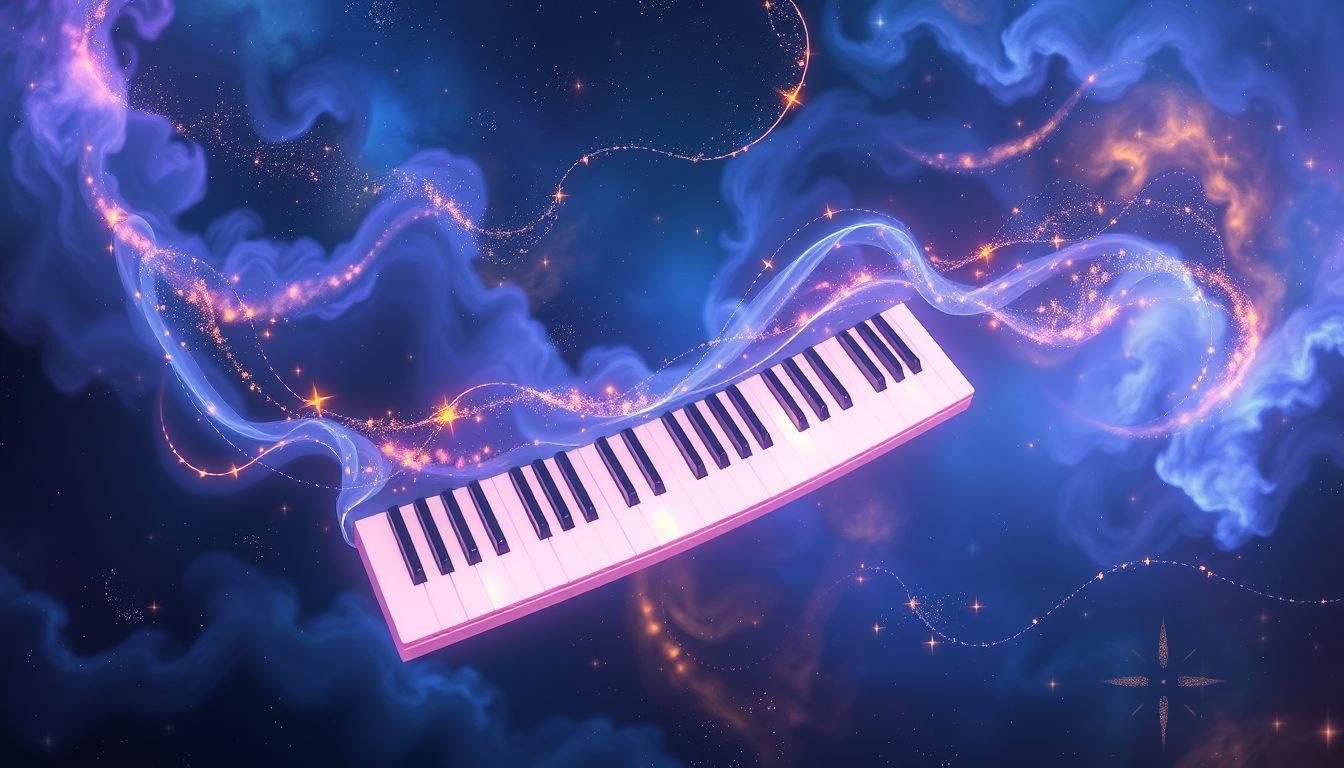Rêver d’un clavier de piano symbolise l’harmonie intérieure et créativité.