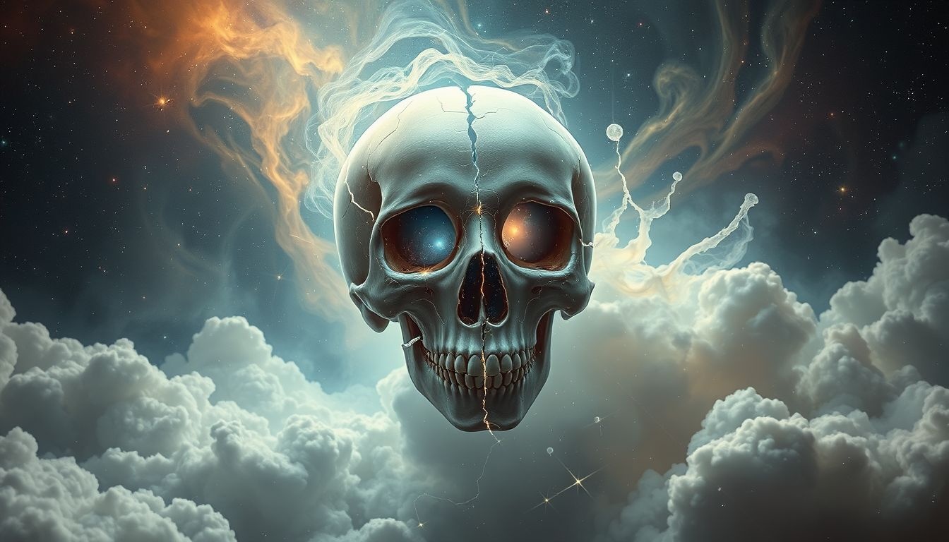 Rêver d’un crâne brisé symbolise souvent une vulnérabilité intérieure profonde.