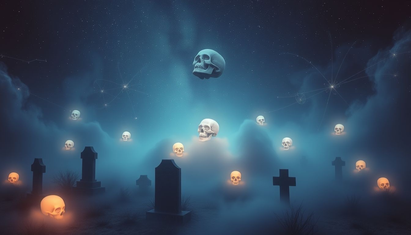 Rêver d'un crâne évoque souvent la confrontation avec la mortalité.