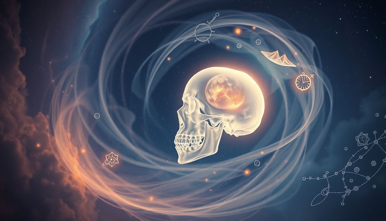 Rêver d’un crâne symbolise souvent la transformation et la mort.