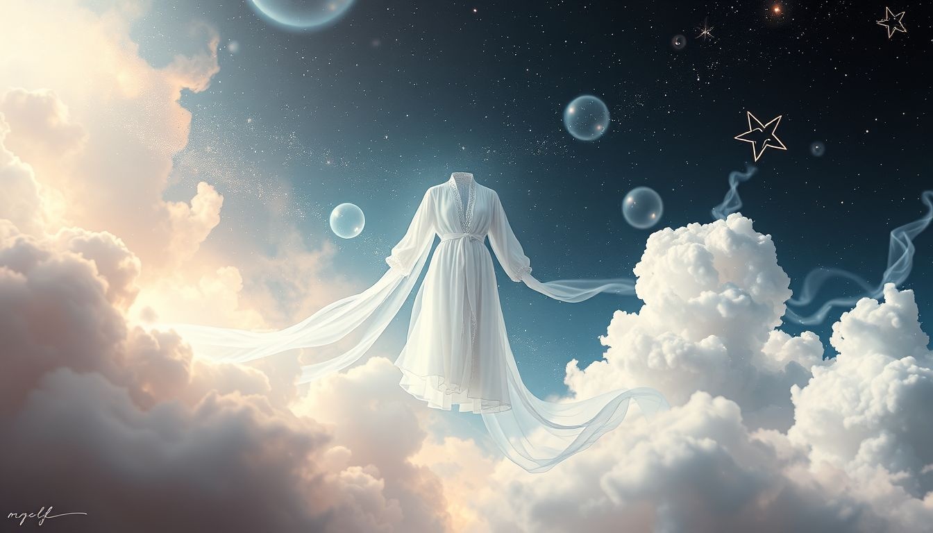 Rêver d’un déshabillé blanc symbolise souvent un renouveau spirituel.
