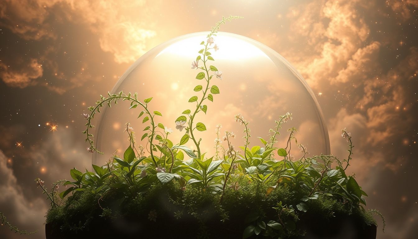 Rêver d’un dôme végétal symbolise guérison et renouveau intérieur.