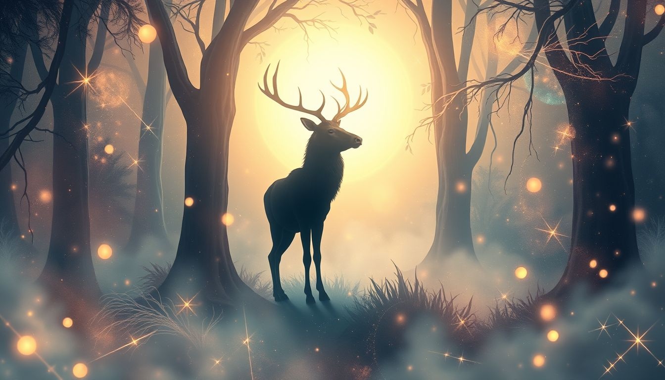 Rêver d’un élan symbolise force, intuition et lien profond naturel.