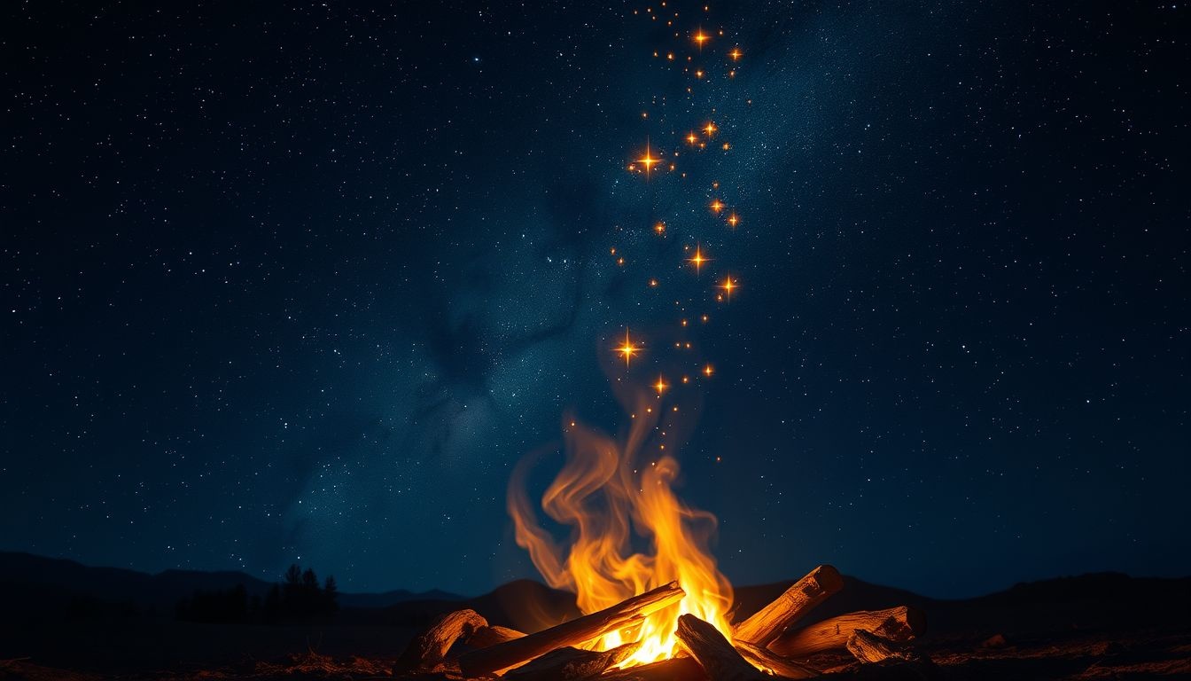 Rêver d'un feu qui s'éteint symbolise la fin d'une passion.