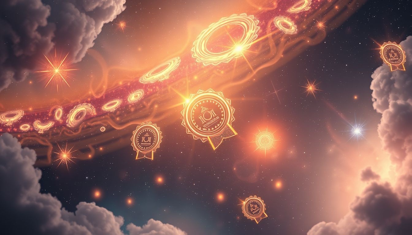 Rêver d'un insigne symbolise souvent la reconnaissance de vos mérites.