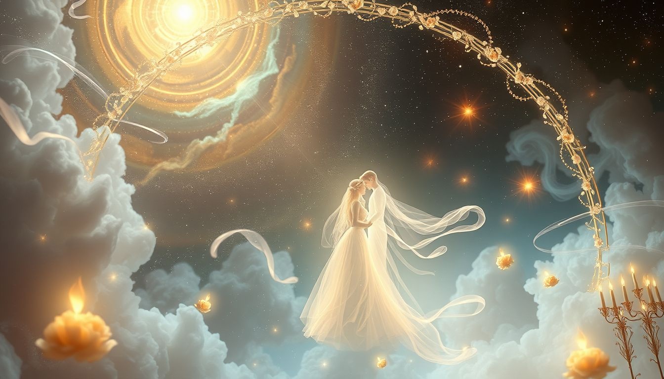 Rêver d'un mariage princier symbolise pouvoir et alliances importantes.