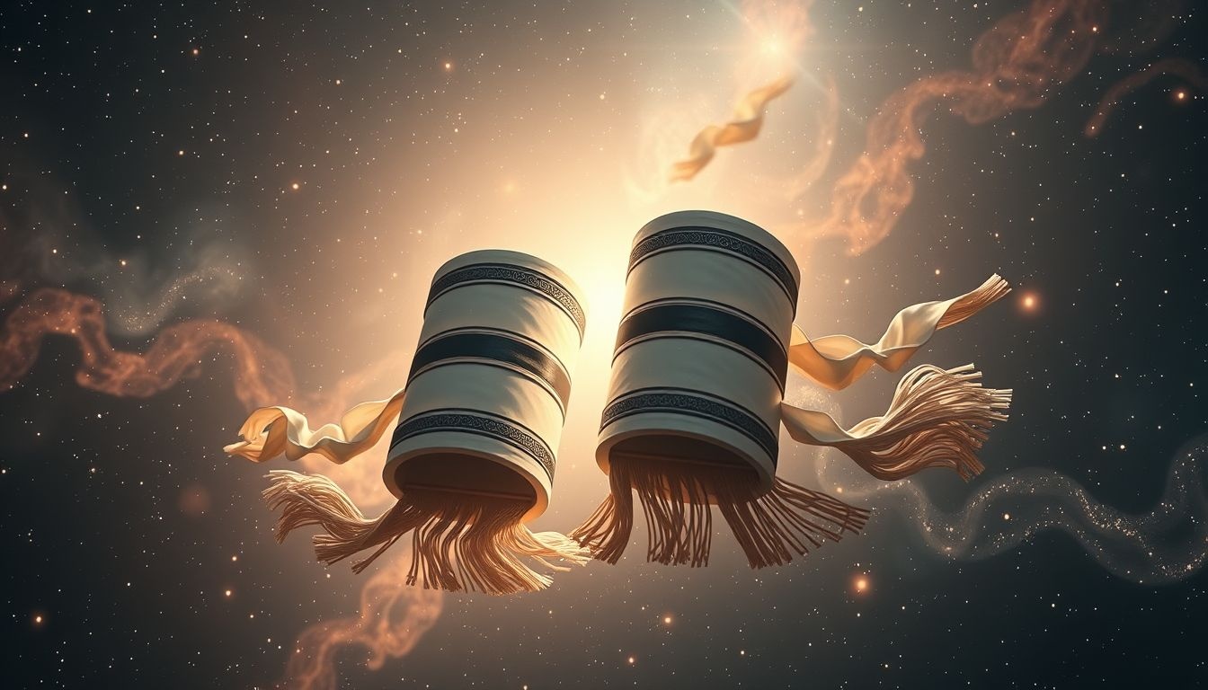 Rêver de Tefillin symbolise foi et protection divine profonde.